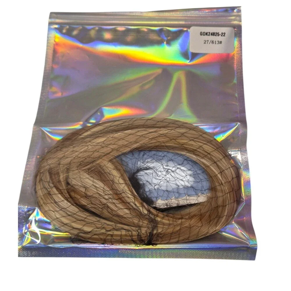 FANCEE Hair‎ Extensions Tape-In / Micro Ring Set Blonde Brown Ombre New in Box